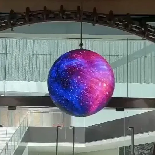 P1 P3 RGB 실내 구형 원형 창의적 원형 큐브 원통형 표면 LED 디스플레이